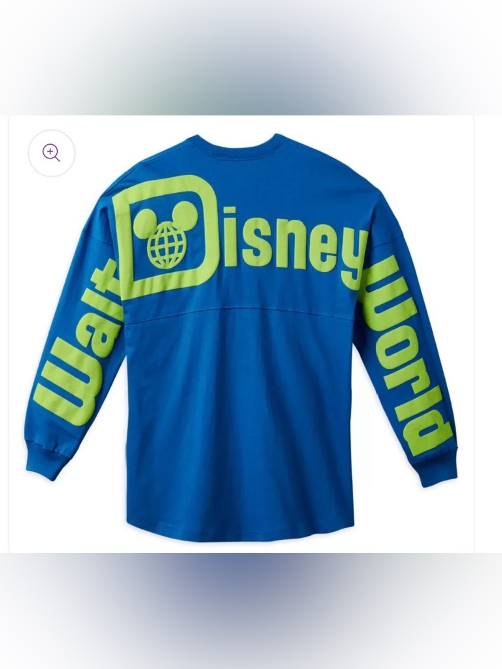 Disney Teal Long-Sleeve Kids Graphic Tee with Yellow Logo